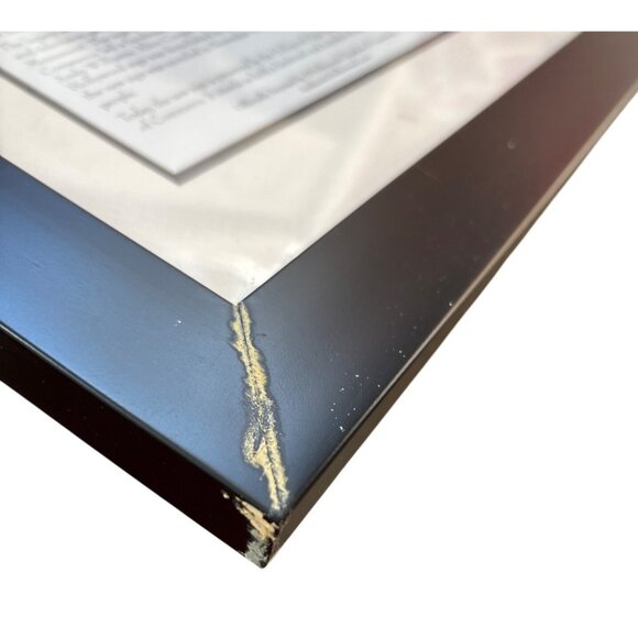 Authentic Hollywood Sign Piece Plaque With Certificate Of Authenticity In Black - Picture 6 of 12